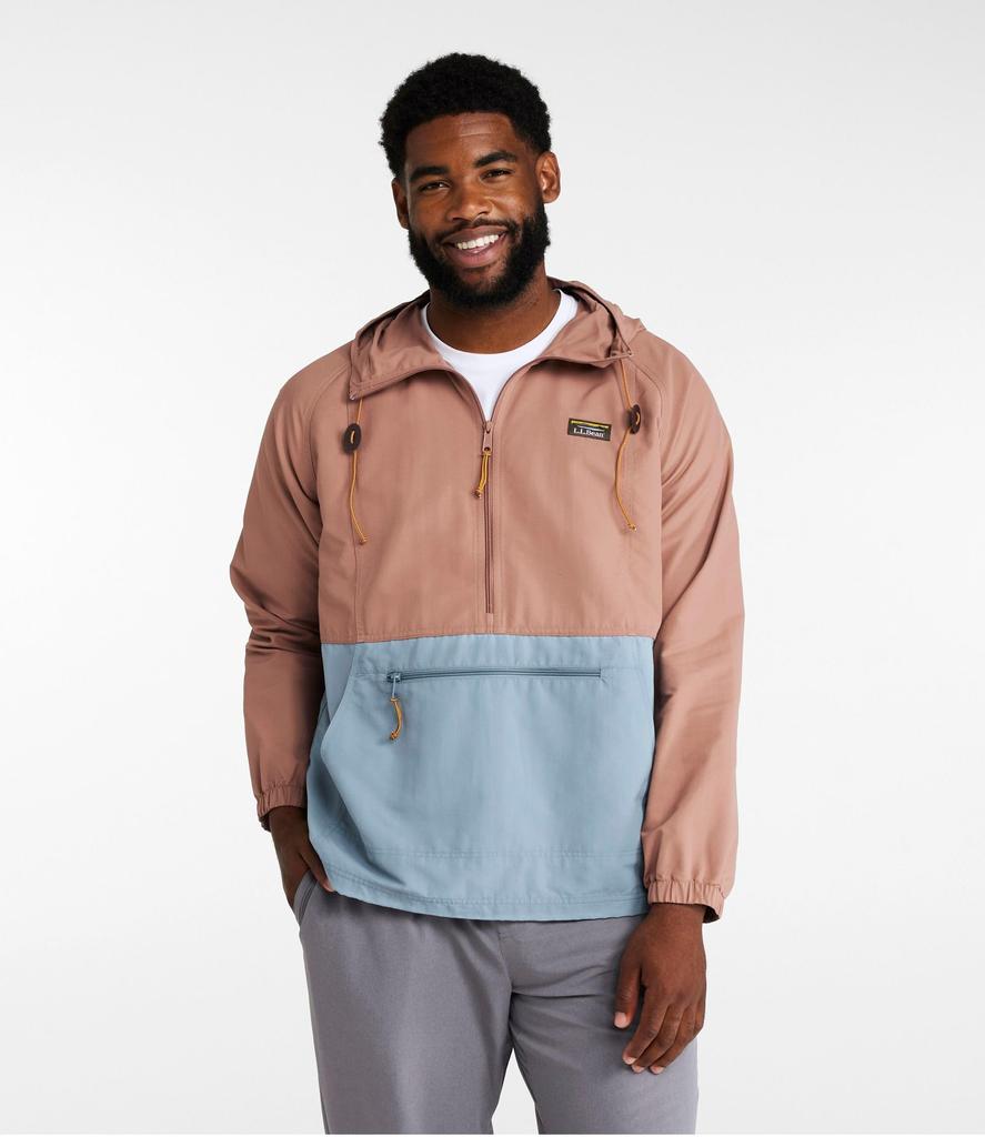 Mountain Classic Color Block Japan Fit S Regatta Rosewood Multicolor 1000231133 [LLBEEN] Men's Anorak, Blue/Deep