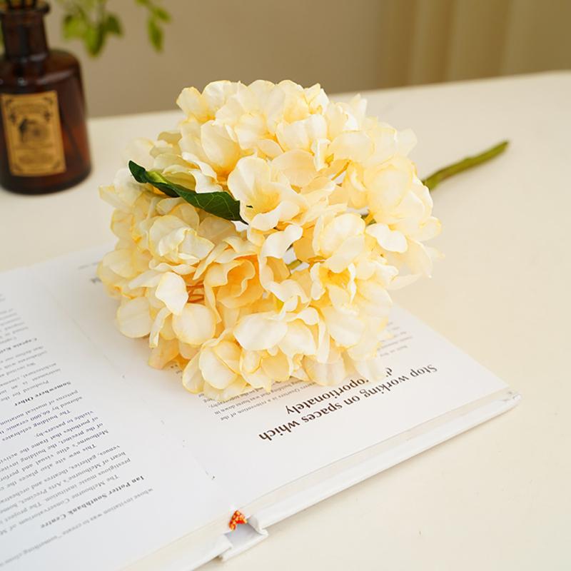 Artificial Hydrangea Bouquet Simulation Silk Flowers For Home Wedding Office Party Garden Cafe