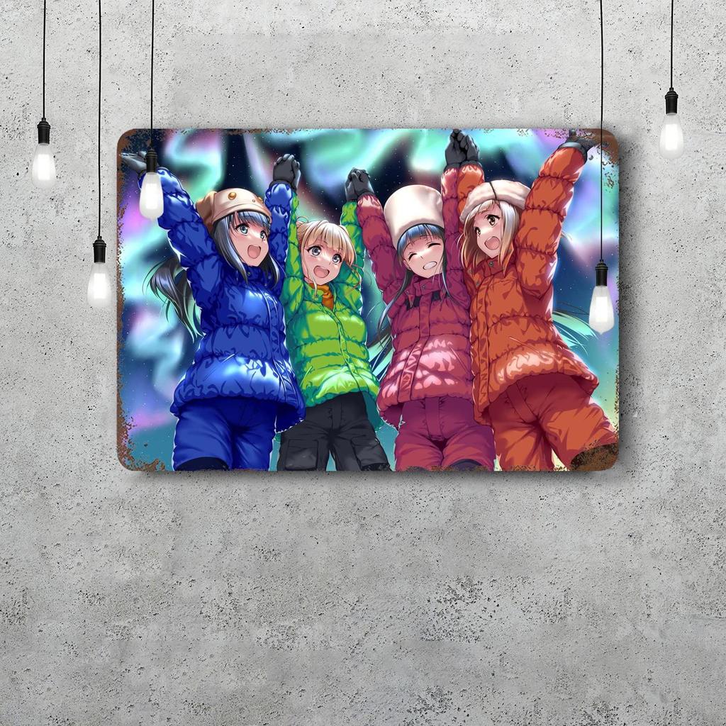 sora yori mo tooi anime Metal Signs wall decor Vintage Tin Signs Captain Metal Poster Decor for Bar Pub Club Wall Decoration