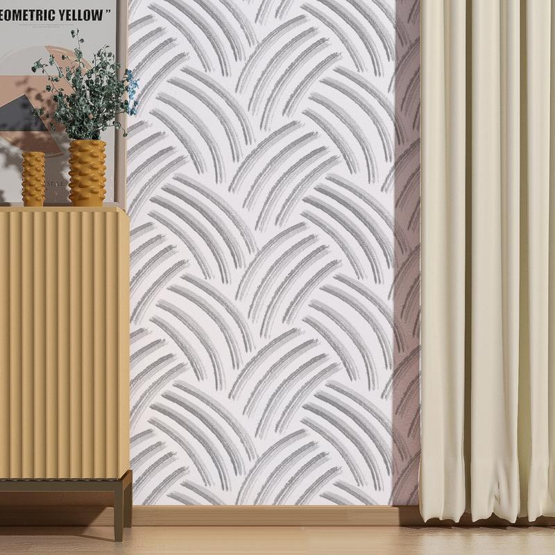 Beige Weiß Selbstklebende Tapete Boho Dekorative Selbstklebende Tapete für Schlafzimmer Schubladen Schränke Dekor Vinylrolle