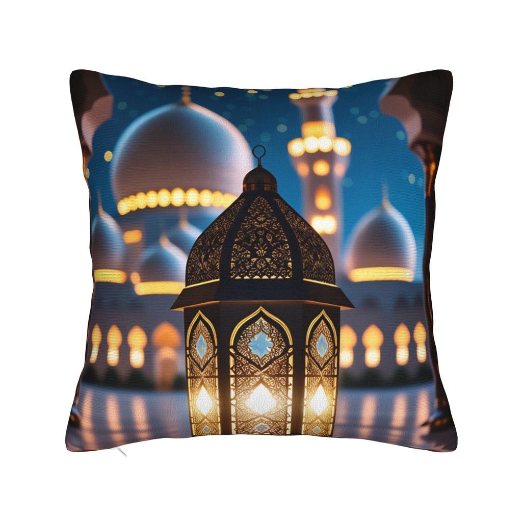 Ramadan Lantern Pillow Cover Fashion Pillow Case For Sofa Car Home Decor Soft Cushion Cover Gift