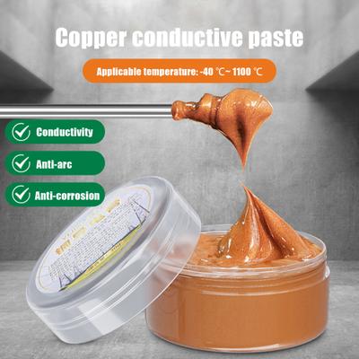 Electrical Contact Grease Automotive Conductive Paste High Temperature Resistant Copper Anti-Seize Compound Electrical Contact Grease
