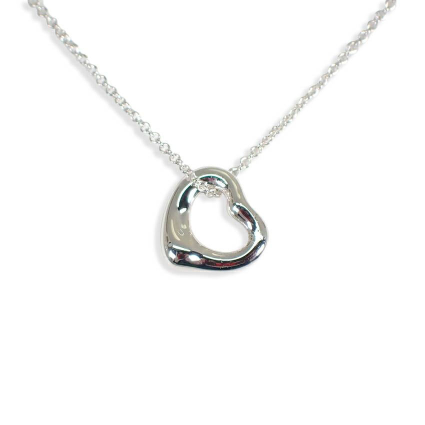 

[Б/у] TIFFANY/Tiffany 925 Open Heart Подвеска/ожерелье [g382-65]