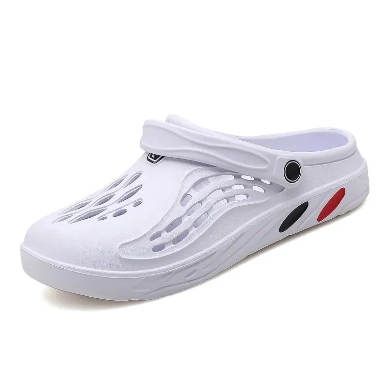 Flat Sandals 2024 Summer Brand Men's Shoes 2024 Mens Soft Sandles Closed Sandals Man Kenner Sandal Shiatsu Slippers Slipers Sale