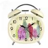 Alarm Clocks For Bedrooms, Square Alarm Clock , Student Home Decoration Desktop Clock(Light Green)