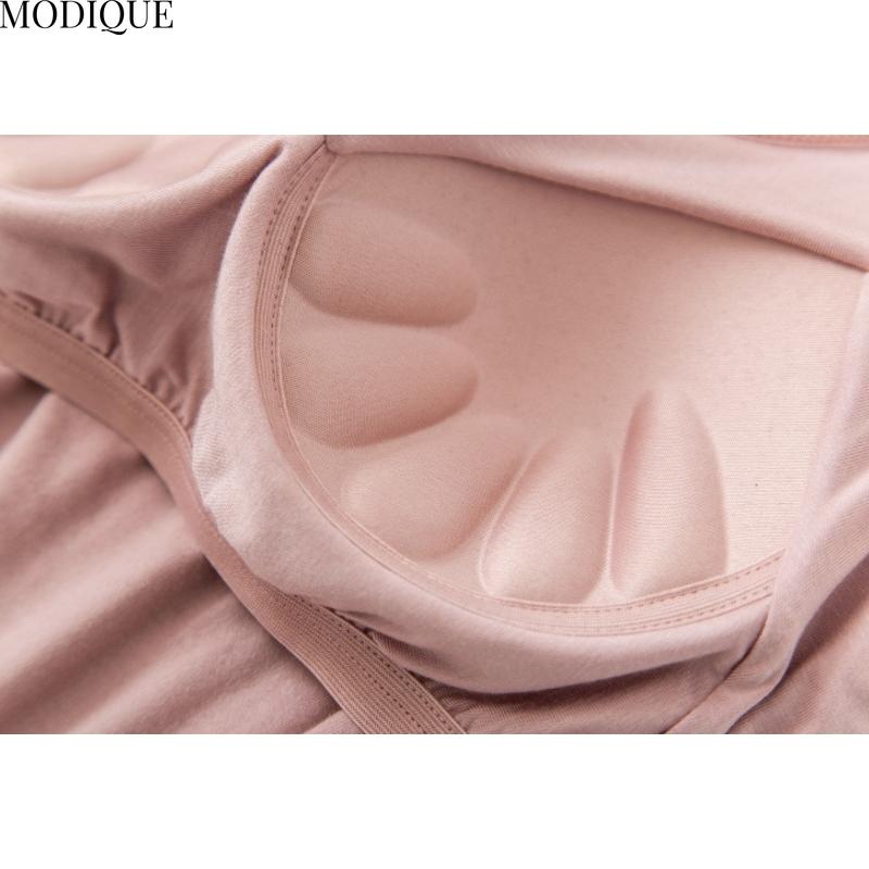 MODIQUE Maiou Casual de Damă cu Pad pentru Sân Fără Sârmă, Vestă cu Bretele, Cămașă de Bază, Mărimi Mari, Camișol, Lenjerie