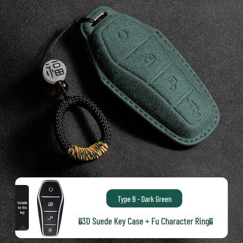 BYD Dolphin Key Cover for Han, Qin Plus DMI, Song L, Three-color Pro, Yuan, Tang, Seagull, Destroyer 05, Seal 06.