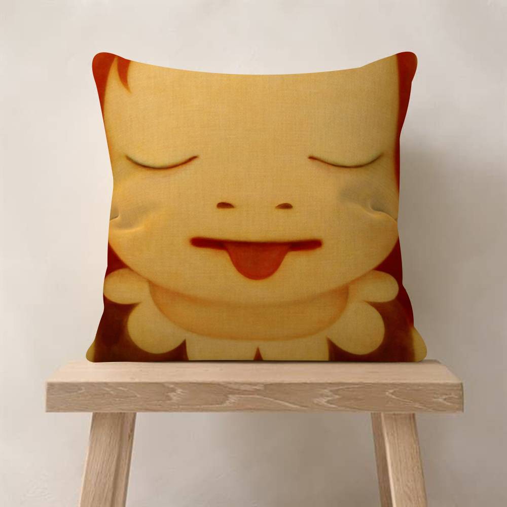 Art YYoshitomos cool Nara  Pillow Gifts Home Office Furnishings Bedroom Sofa Car Cushion Cover case 45x45cm