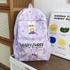 Designed Minimally Backpack With Baby Three Doll Print Designs For Daily Kids