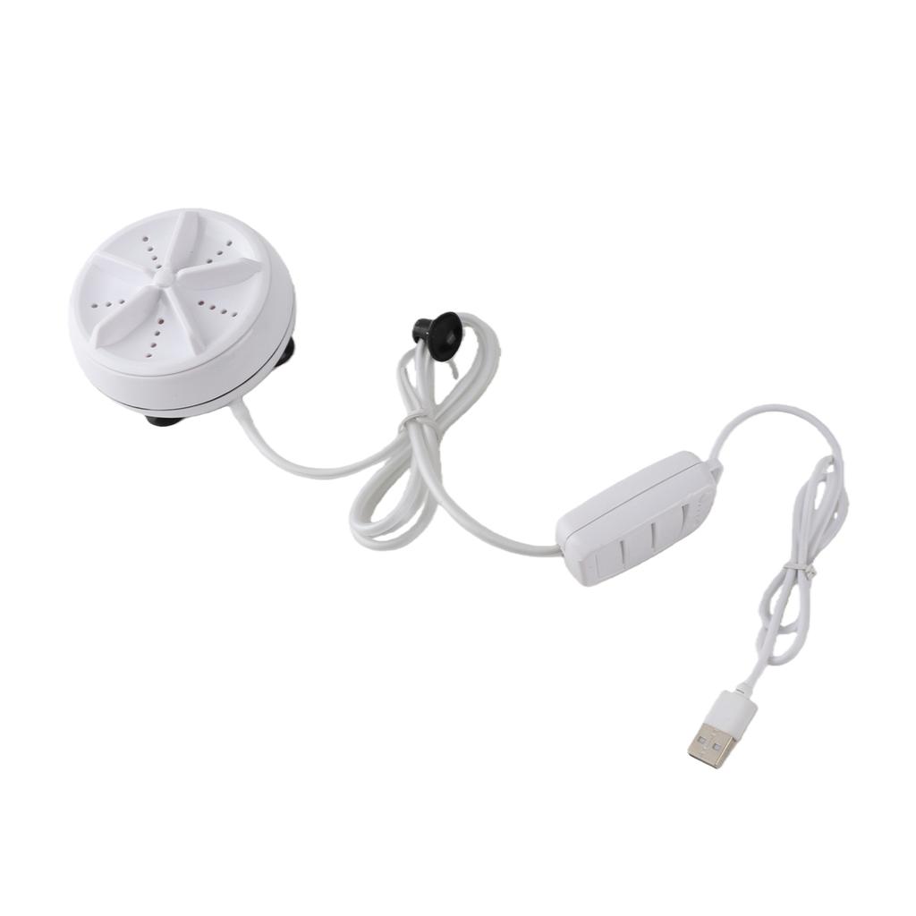 3in1 Mini Washing Machine Portable Personal Rotating Turbine Washer Adjustable with USB Cable Convenient for Travel