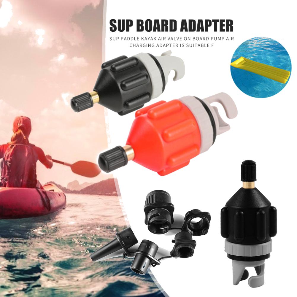1set Boat Air Valve Adaptor  for SUP Board Inflatable Pump Adapter Paddle Boat for Kayak Air Valve Pump Connector Tire Air Compr