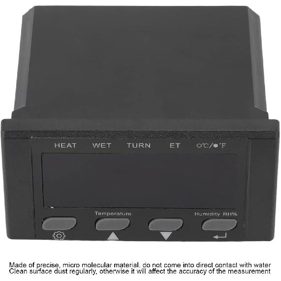 Incubator Temp Humidity Controller , Fahrenheit Celsius Simple Egg Incubator Thermostat for Poultry for Reptile Digital Temperature Controller