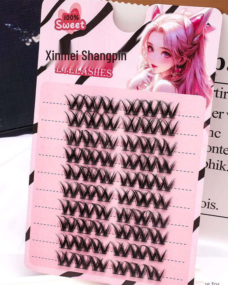 Lazy Trilogy Sunflower False Eyelashes: Pure Wild Fox Series, Little Devil & Small Flame Lower Lashes.