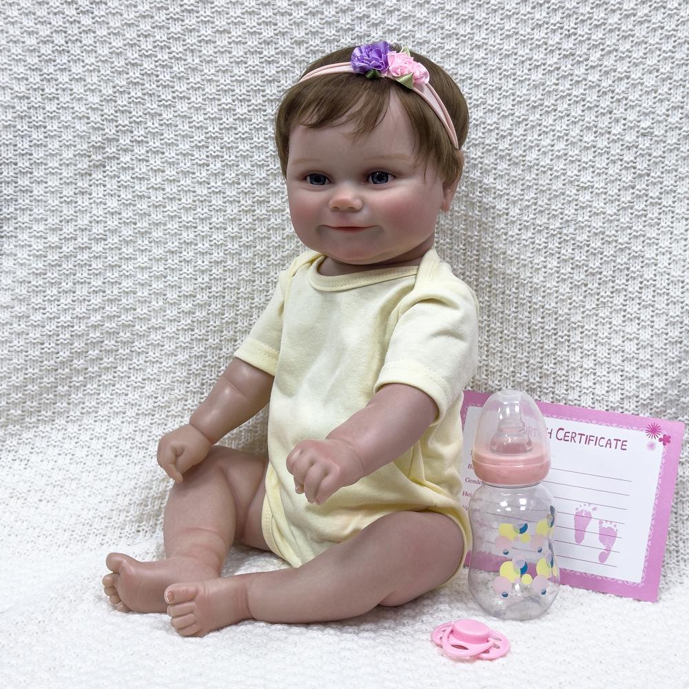 Realistic 20-inch Reborn Baby Doll - Soft Vinyl Newborn