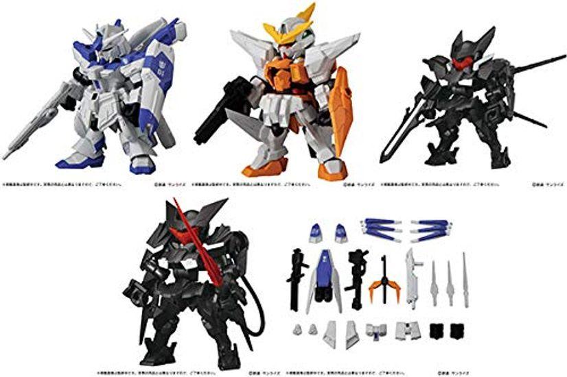 

Мобильный костюм Гандам МОБИЛЬНЫЙ КОСТЮМ НАБОР 16 Все 5 типов наборов Bandai