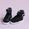 Rakulifey Obitsu 11 Shoes for Obitsu Dolls 5 Colors 11cm, (Black)