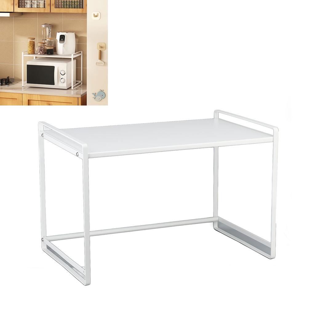 Microwave Oven Rack Carbon Steel Microwave Storage Rack Space Saving Easy Installation Kitchen Count