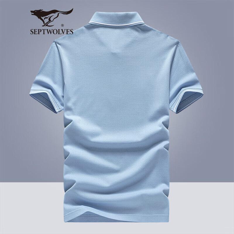 Septwolves Men s Mercerized Cotton Polo T-Shirt 185/100A