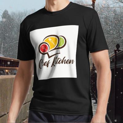 Neues Kochküchen-Logo Aktives T-Shirt Logo Herren-T-Shirt lustig Größe S bis 5XL