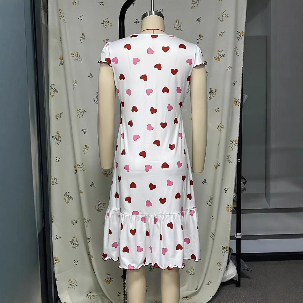 Summer Sexy Women's Casual Pajama Dress Nightgown Short Skirt