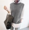 2024 Nuovo Autunno Inverno Donna Gilet Grazioso Senza Maniche Gilet Lavorato a Maglia in Pelo di Coniglio Donna Taglie Forti