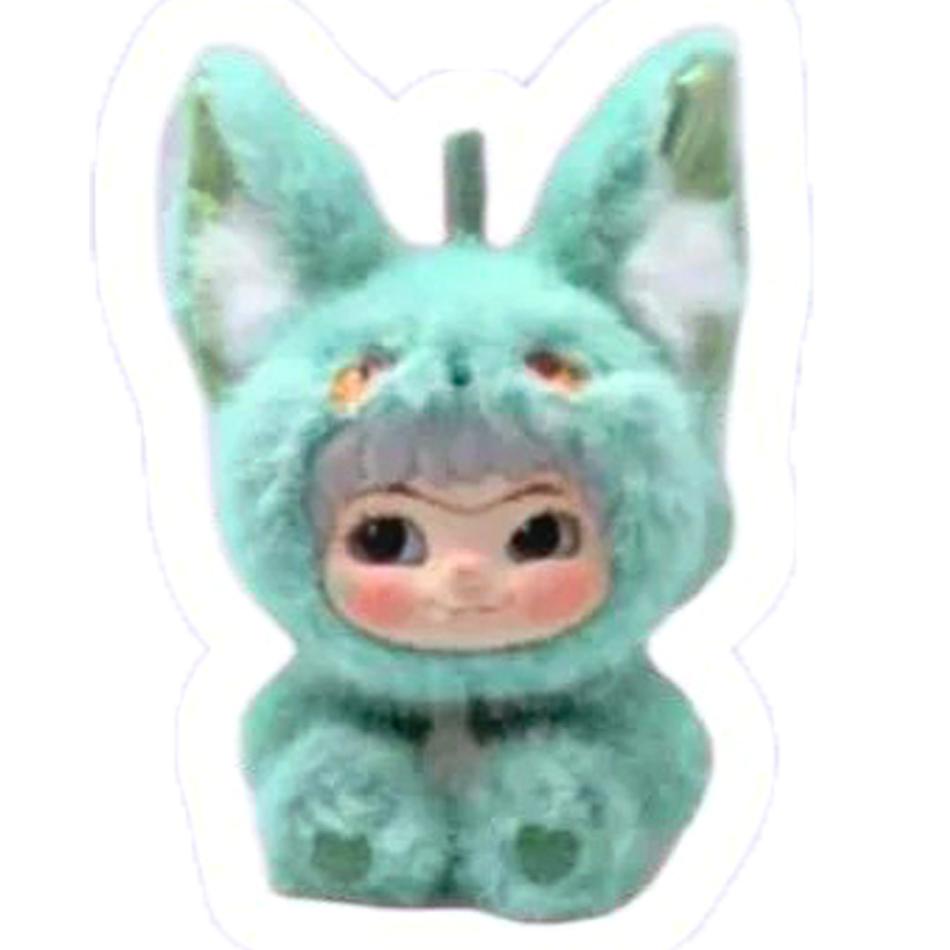 

Wakuku V2 Fox & Bunny Trick Or Treat Series Vinyl Doll Blind Box Suprise Bag Keychain Trendy Toys Mystery Box Gifts