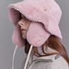 WHITE SANDS Fur Detachable Earmuff Bucket Hat Osley (6 colors)