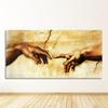 Painting Creation of Adam Hand of God Classical Religion Wall Art Pictures for Living Room Famous Art Print Posters Canvas