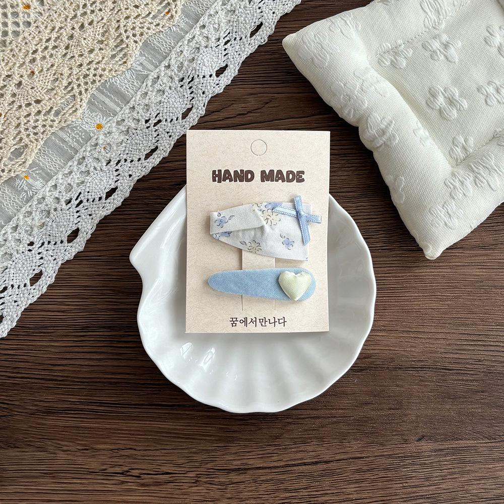 

Korean Style Lace Hair Clip Set: Children s BB Clips & Forehead Bangs Accessories for Girls