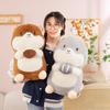 Cute Groundhog Plush Toy Holding Pine Nuts Design For Kids Decor Bedroom