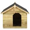 VidaXL Niche de Jardin Toit Ouvrant Poulailler Chenil Bois de Pin Imprégné 45151