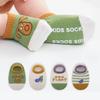 4Pairs/Set Newborn Baby Boat Socks For Girls Boys Summer Infant Girl Boy Toddler Floor Sock Anti-slip 0-4Y Children's Socks