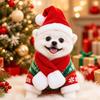 2Pcs/Set Winter Dog Scarf Collar Warm Cat Scarf Hat Cozy Pet Neck Warmer  for Small Dogs