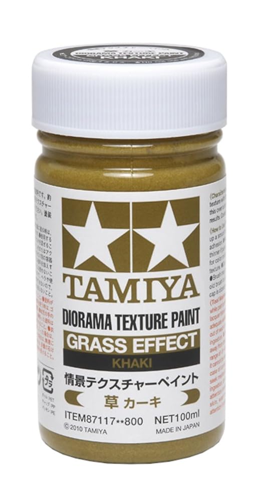 

Tamiya Makeup Material Series Scenery Texture Paint 100 мл Model Paint 87117 № 117 (Трава Хаки)