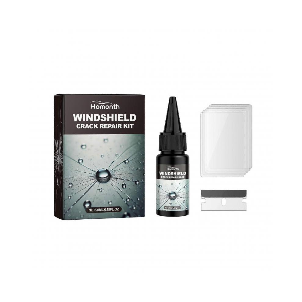 Windshield Crack Repair Kit, Car Front Windshield Nano Repair Solution Package Quickly Repair Cracks Clear Vision Safe Travel