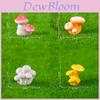 Creative Simple Realistic Mini Mushrooms Diy Succulent Garden Decor Resin