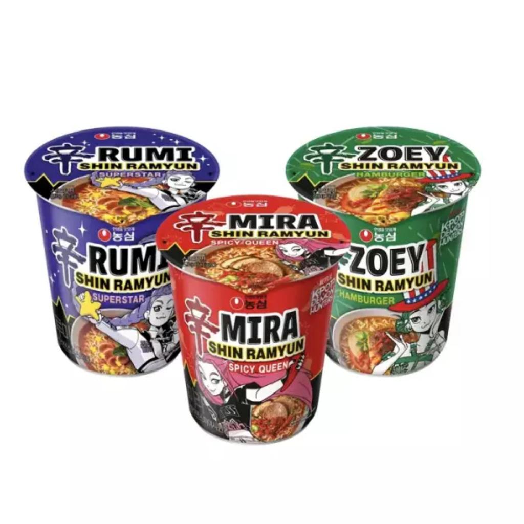 Nongshim K-Pop Dämonenjäger Shin Ramen Huntrix Edition 3 Arten