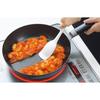 Shimomura Kihan Silicone Cooking Spoons, Large and Small, Set of 2 [Made in Japan] Dishwasher Safe and Heat Resistant, Mix, Scoop, and Scoop with One