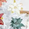 Vibrant Colors Artificial Xmas Flower Large Size Christmas Tree Wreath  Party Hanging Ornaments
