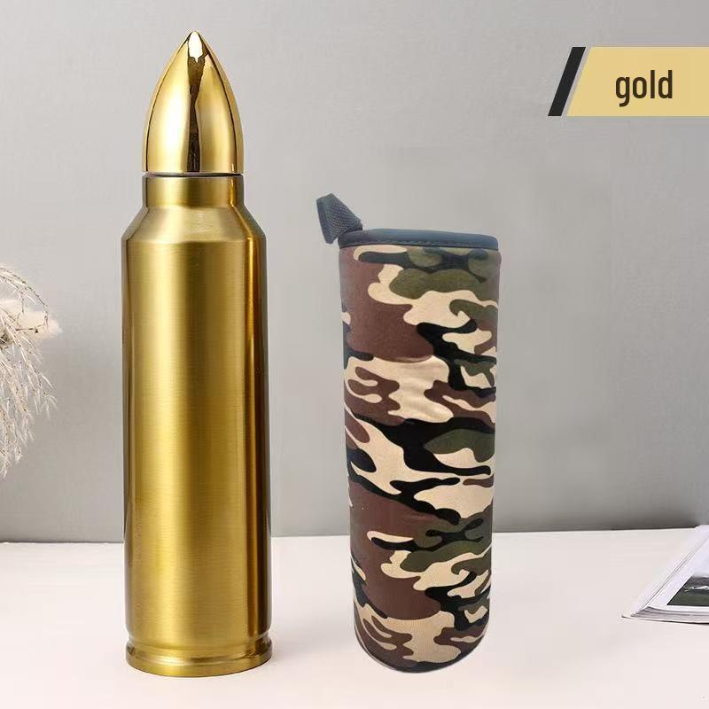 Creative Thermos 304 Stainless Steel Insulated Water Bottle for Outdoor Sports – Portable with Logo Printing Option