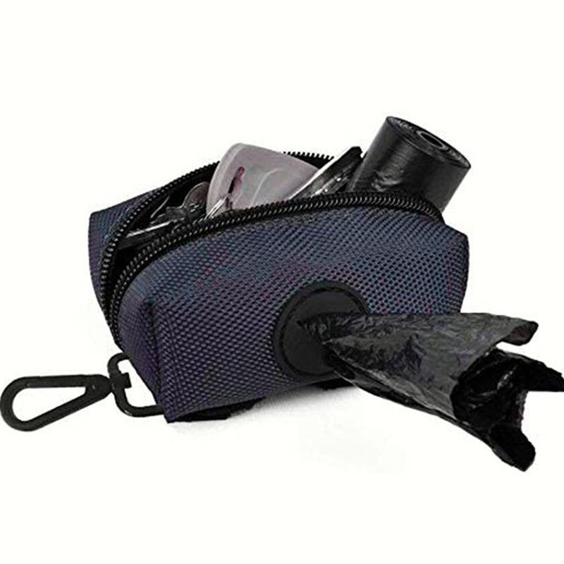 Dog Poo Bags Dispenser Portable Hanging with Buckle Dogs Waste Bag Holder Colorful Pet Garbages Dispensers For Walking