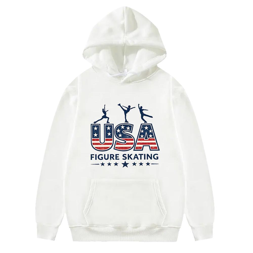 Alysa Liu 2026 Milan Olympics Figure Skating hoodie Sports Portrait Long Sleeve Sweatshirt Gift for Youth Clothe Unisex Pullover