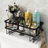 Bathroom Organizers and Storage,2-Tier Over Toilet Storage,Bathroom Storage Paper Holder,Wall Mounted Floating Shelves Furniture