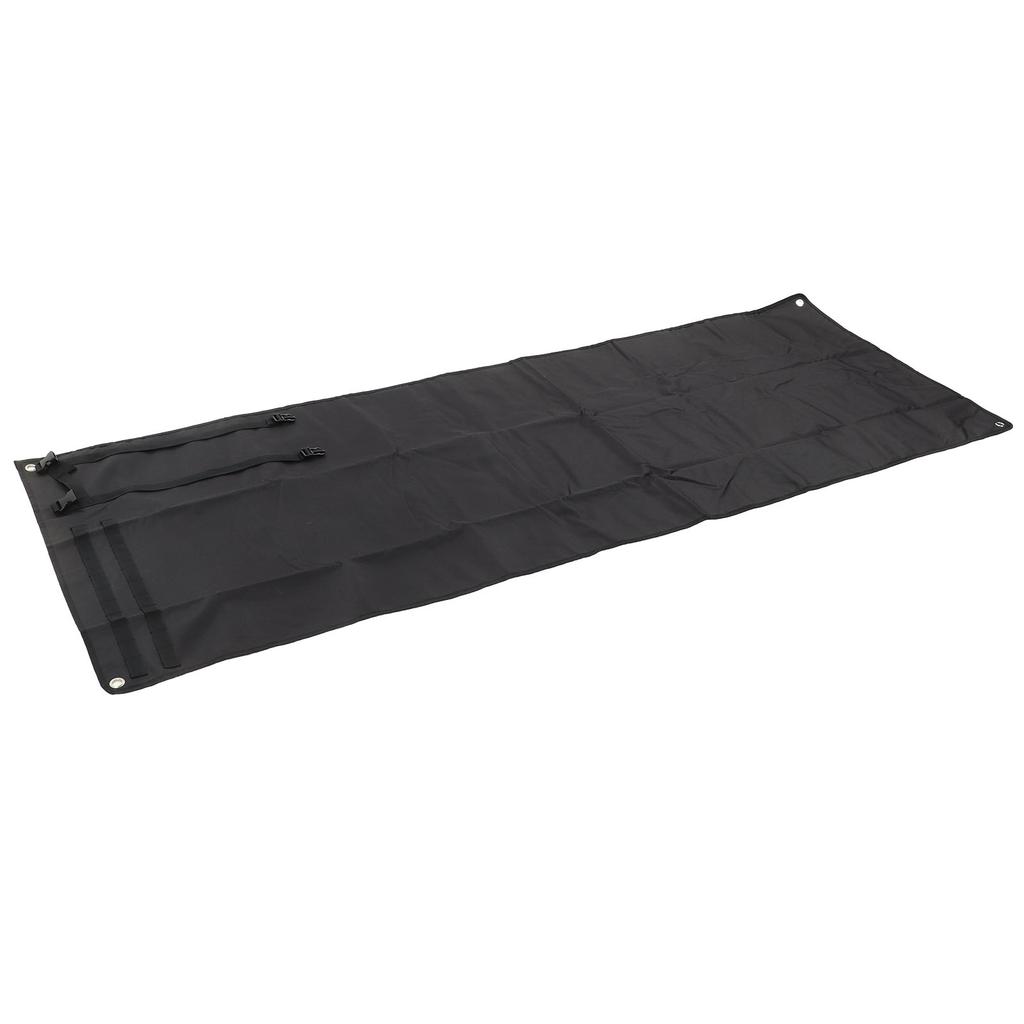 Outdoor Shooting Mat Roll Up Shooting Pad for Field Training Camping Double Sided Water Repellent Black