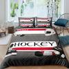 Home Living Luxus 3D Eishockey Ausrüstung Bettwäsche Set Bettbezug Kissenbezug Jungen Bettwäsche Set Queen und King EU/US/AU/UK Größe