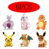 Cute Pikachu Plush Toy Pokemon Charmander Squirtle Bulbasaur Stuffed Doll Eevee Scorbunny Gengar Snorlax Christmas Gifts