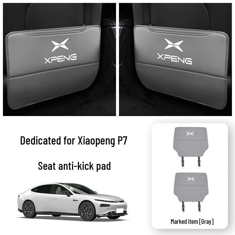 

Xpeng P7 Seat Kick Mats: Rear Anti-kick Protective Backrest Covers