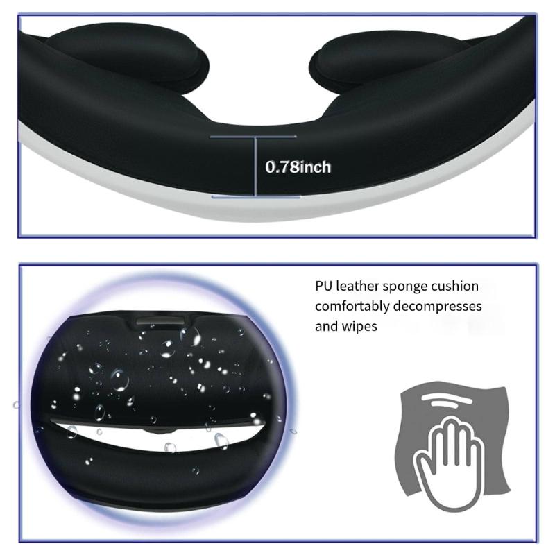 Replacement Head Straps for 3S VR Accessories Adjustable Reduce Head Pressure for 3S VR Straps