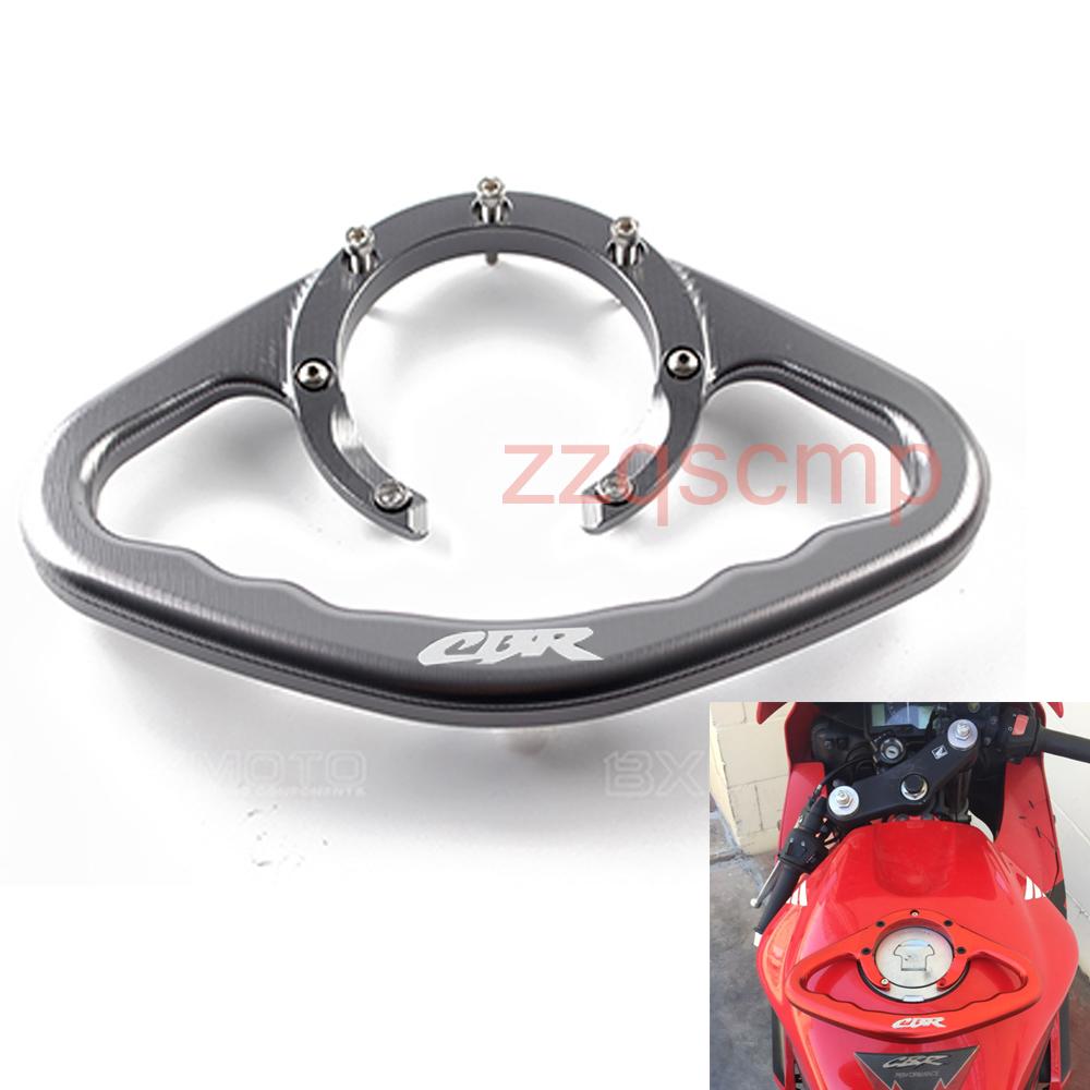 For HONDA CBR600RR CBR1000RR CB1000R CB600F CB600 CB900 Hornet Passenger Handgrips Hand Grip Tank Grab Bar Handles Armrest Red