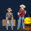 Halloween Banjo Skelette Figuren PVC Statue Modelle Skelett Sammlungen Garten Dekorationen Spielzeug Halloween Skelett Skulptur